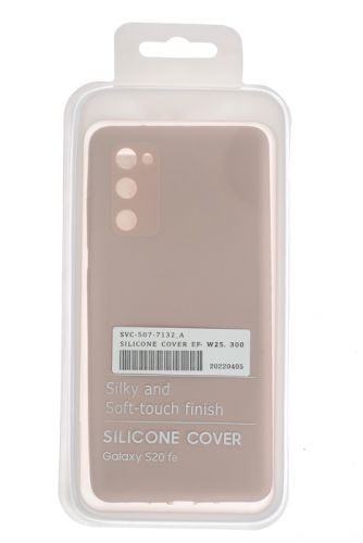 Чехол-накладка для Samsung G780F S20 FE SILICONE CASE OP закрытый светло-розовый (18) оптом, в розницу Центр Компаньон фото 4