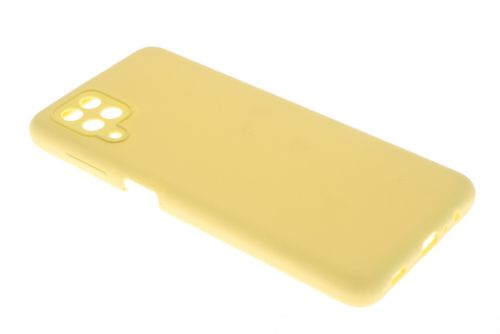 Чехол-накладка для Samsung A125F A12 SILICONE CASE OP закрытый желтый (20) - фото фото 2