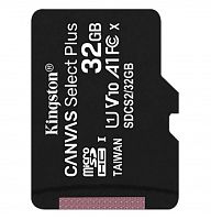 Карта памяти MicroSD 32 Gb Класс 10 Kingston Canvas Select UHS-I U1 80Mb/s без адаптера - фото