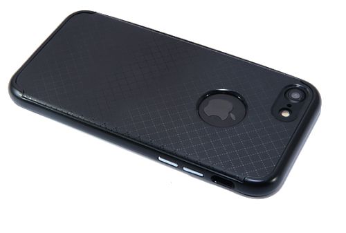 Чехол-накладка для iPhone 7/8/SE GRID CASE TPU+PC черный оптом, в розницу Центр Компаньон фото 3