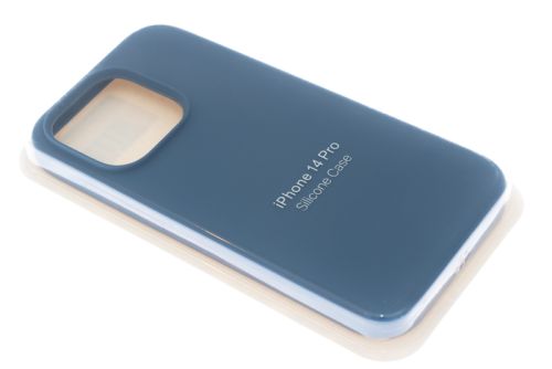 Чехол-накладка для iPhone 14 Pro SILICONE CASE NL закрытый синий деним (20) оптом, в розницу Центр Компаньон фото 2
