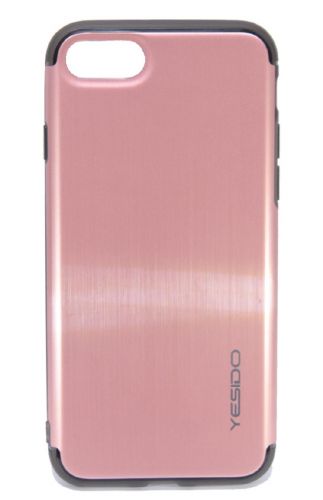 Чехол-накладка для iPhone 7/8/SE YESIDO TPU+PC розовый - фото