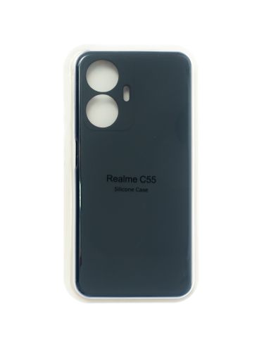 Чехол-накладка для REALME C55 VEGLAS SILICONE CASE закрытый черный (3) - оптовая продажа Чехол-накладка для REALME C55 VEGLAS SILICONE CASE закрытый черный (3) - фото