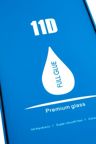 Защитное стекло для Samsung A736B A73 11D FULL GLUE (синяя основа) пакет черный оптом, в розницу Центр Компаньон фото 2