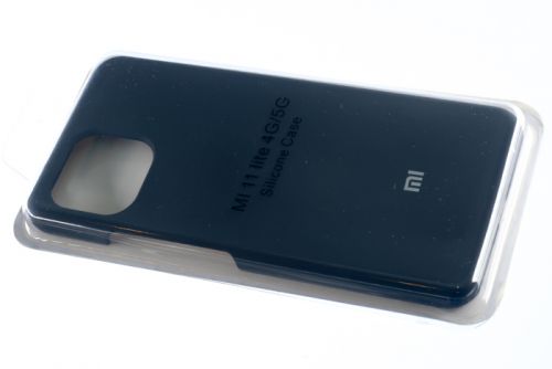 Чехол-накладка для XIAOMI Mi 11 Lite SILICONE CASE закрытый черный (3) - фото фото 2