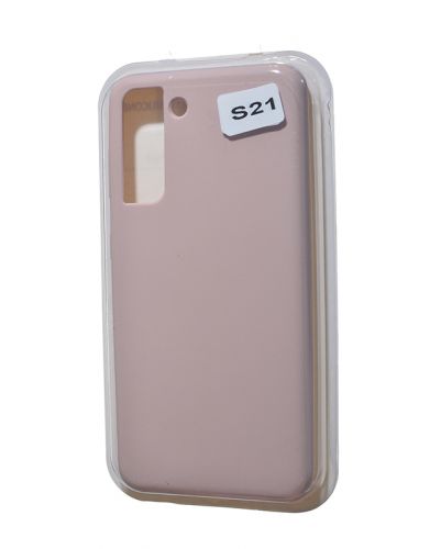 Чехол-накладка для Samsung G991F S21 VEGLAS SILICONE CASE закрытый светло-розовый (18) оптом, в розницу Центр Компаньон