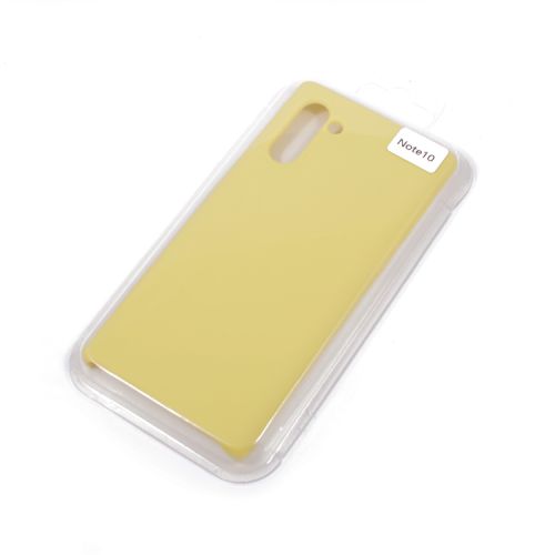 Чехол-накладка для Samsung N970 Note 10 SILICONE CASE NL желтый (20) оптом, в розницу Центр Компаньон фото 2