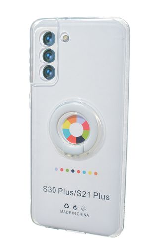 Чехол-накладка для Samsung G996F S21 Plus NEW RING TPU белый оптом, в розницу Центр Компаньон фото 2