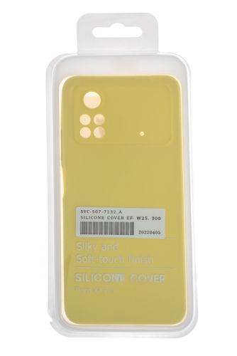 Чехол-накладка для XIAOMI Poco X4 Pro SILICONE CASE OP закрытый желтый (20) оптом, в розницу Центр Компаньон фото 3