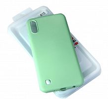 Чехол-накладка для Samsung A105F A10 SOFT TOUCH TPU зеленый - фото