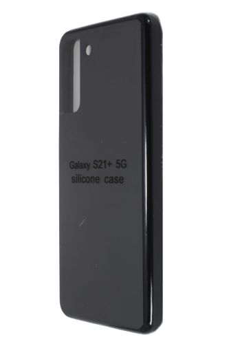 Чехол-накладка для Samsung G996F S21 Plus SILICONE CASE закрытый черный (3) - фото