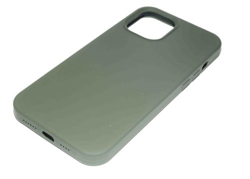 Чехол-накладка для iPhone 12 Pro Max SILICONE TPU NL поддержка MagSafe темно-зеленый коробка оптом, в розницу Центр Компаньон фото 2