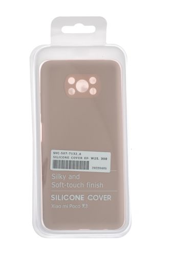 Чехол-накладка для XIAOMI Poco X3 NFC SILICONE CASE OP закрытый светло-розовый (18) оптом, в розницу Центр Компаньон фото 4