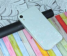 Купить Чехол-накладка для iPhone XR SPANGLES GLASS TPU белый																														 оптом, в розницу в ОРЦ Компаньон