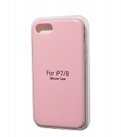 Купить Чехол-накладка для iPhone 7/8/SE VEGLAS SILICONE CASE NL закрытый розовый (6) оптом, в розницу в ОРЦ Компаньон