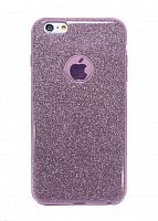 Купить Чехол-накладка для iPhone 6/6S Plus  JZZS Shinny 3в1 TPU фиолетовая оптом, в розницу в ОРЦ Компаньон