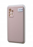 Чехол-накладка для Samsung A725F A72 VEGLAS SILICONE CASE закрытый светло-розовый (18) - фото