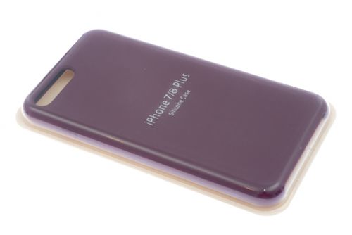 Чехол-накладка для iPhone 7/8 Plus SILICONE CASE бордовый (52) - оптовая продажа фото 2 Чехол-накладка для iPhone 7/8 Plus SILICONE CASE бордовый (52) - фото фото 2
