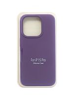Купить Чехол-накладка для iPhone 15 Pro SILICONE CASE закрытый фиолетовый (45) оптом, в розницу в ОРЦ Компаньон