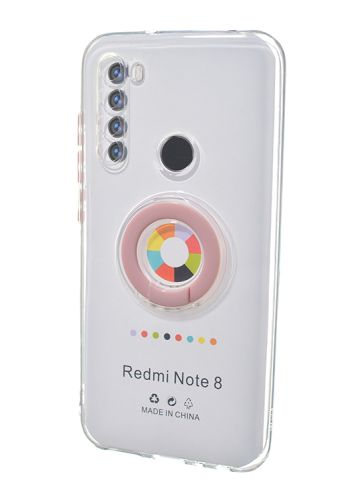 Чехол-накладка для XIAOMI Redmi Note 8 NEW RING TPU розовый оптом, в розницу Центр Компаньон фото 2