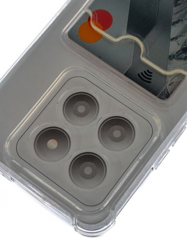 Чехол-накладка для XIAOMI Mi 14 Pro VEGLAS Air Pocket прозрачный оптом, в розницу Центр Компаньон фото 3