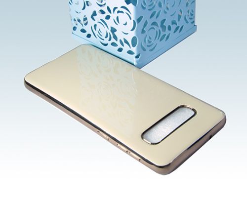 Чехол-накладка для Samsung G975F S10 Plus ELECTROPLATED TPU+PET золото оптом, в розницу Центр Компаньон фото 2