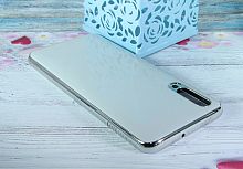 Чехол-накладка для Samsung A505F A50 ELECTROPLATED TPU+PET белый - фото