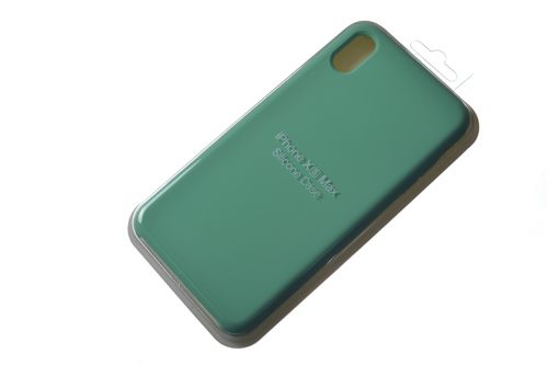Чехол-накладка для iPhone XS Max SILICONE CASE ментоловый (50) - фото фото 2