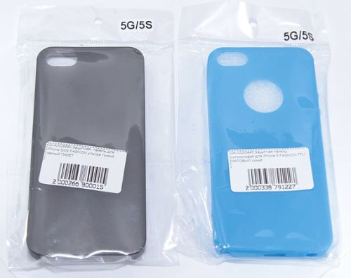 Чехол-накладка для iPhone 5G/5S FASHION TPU матовый синий оптом, в розницу Центр Компаньон фото 2