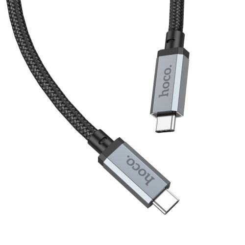 Кабель TYPE-C TYPE-C HOCO US05 USB4 100W HD 1.0м черный оптом, в розницу Центр Компаньон фото 3