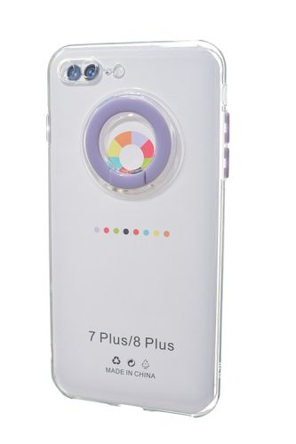 Чехол-накладка для iPhone 7/8 Plus NEW RING TPU сиреневый оптом, в розницу Центр Компаньон фото 2
