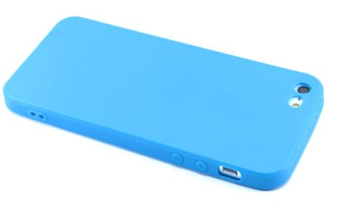 Чехол-накладка для iPhone 5G/5S FASHION TPU матовый б/отв синий оптом, в розницу Центр Компаньон фото 3