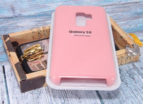 Чехол-накладка для Samsung G960F S9 SILICONE CASE розовый оптом, в розницу Центр Компаньон фото 2