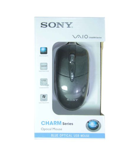 Проводная мышь SONY CHARM S-01 черная оптом, в розницу Центр Компаньон фото 2