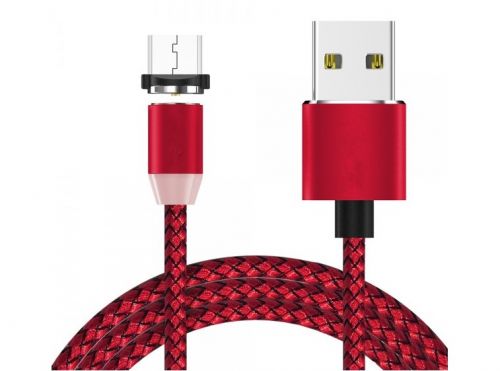 Кабель USB-Micro USB X-Cable Магнитный 1м красный  оптом, в розницу Центр Компаньон