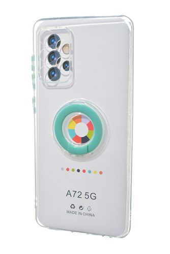 Чехол-накладка для Samsung A725F A72 NEW RING TPU бирюзовый оптом, в розницу Центр Компаньон фото 2