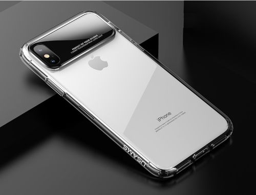 Чехол-накладка для iPhone X/XS USAMS US-BH424 Genter черный оптом, в розницу Центр Компаньон фото 2