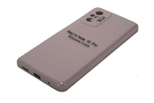 Чехол-накладка для XIAOMI Redmi Note 10 Pro SILICONE CASE закрытый светло-розовый (18) оптом, в розницу Центр Компаньон фото 2
