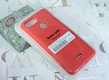 Купить Чехол-накладка для XIAOMI Redmi 6/6A SILICONE CASE закрытый красный (1) оптом, в розницу в ОРЦ Компаньон