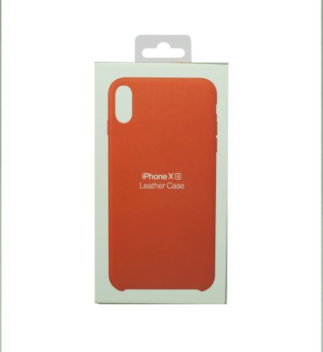 Чехол-накладка для iPhone X/XS LEATHER CASE коробка красный оптом, в розницу Центр Компаньон фото 2