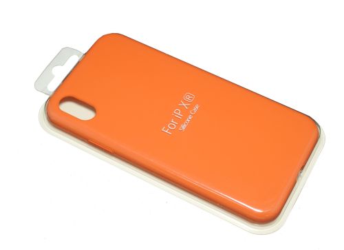 Чехол-накладка для iPhone XR VEGLAS SILICONE CASE NL закрытый оранжевый (13) оптом, в розницу Центр Компаньон фото 2