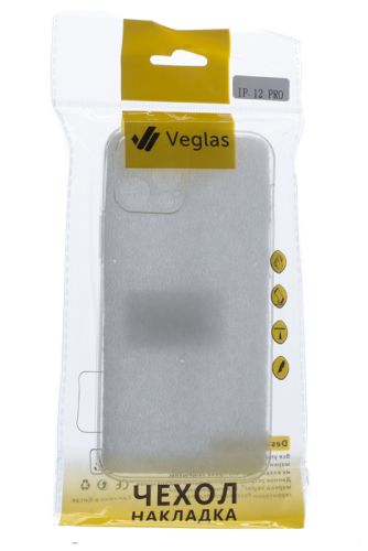 Чехол-накладка для iPhone 12 Pro VEGLAS Air Защита камеры прозрачный оптом, в розницу Центр Компаньон фото 4