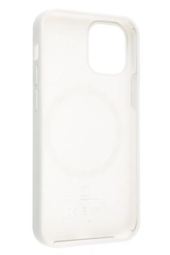 Чехол-накладка для iPhone 12 Mini SILICONE TPU поддержка MagSafe белый коробка оптом, в розницу Центр Компаньон фото 3