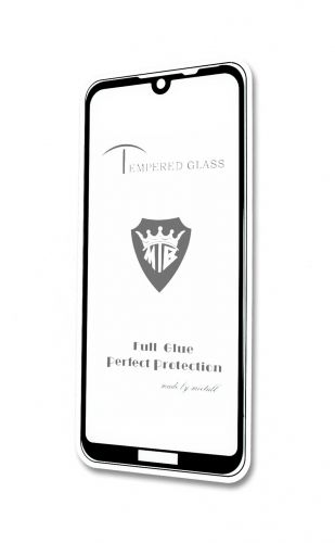 Защитное стекло для HUAWEI Y5 2019 FULL GLUE пакет черный оптом, в розницу Центр Компаньон