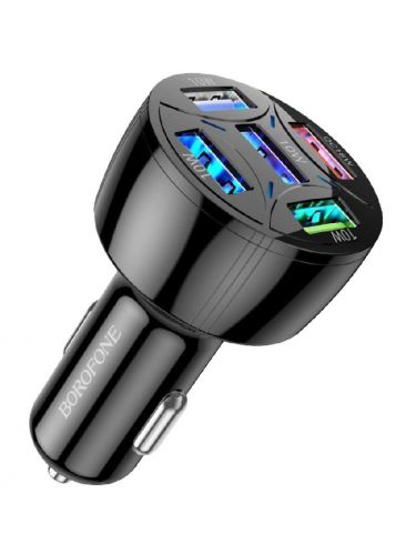 АЗУ USB 5,1A  5 USB порт BOROFONE DBZ06 черный - фото