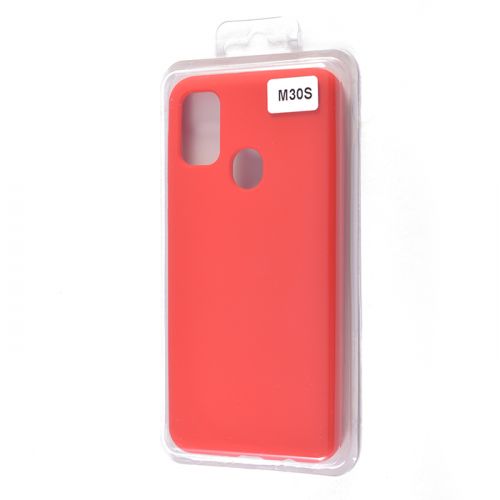 Чехол-накладка для Samsung M307F M30s VEGLAS SILICONE CASE закрытый красный (1) оптом, в розницу Центр Компаньон