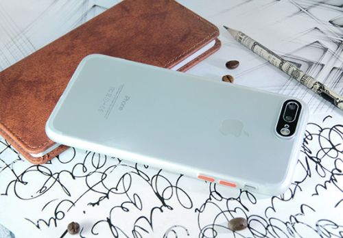 Чехол-накладка для iPhone 7/8 Plus METAL LENS TPU+PC белый оптом, в розницу Центр Компаньон фото 3