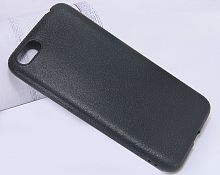 Чехол-накладка для HUAWEI Honor 7A RUS/Y5 2018/Y5 Prime 2018 FASHION LITCHI TPU черный - фото