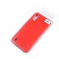 Купить Чехол-накладка для Samsung A015F A01 VEGLAS SILICONE CASE закрытый красный (1) оптом, в розницу в ОРЦ Компаньон