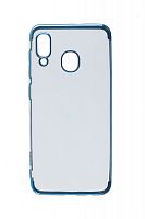 Купить Чехол-накладка для Samsung A305F A30/A205F A20 ELECTROPLATED TPU DOKA синий оптом, в розницу в ОРЦ Компаньон